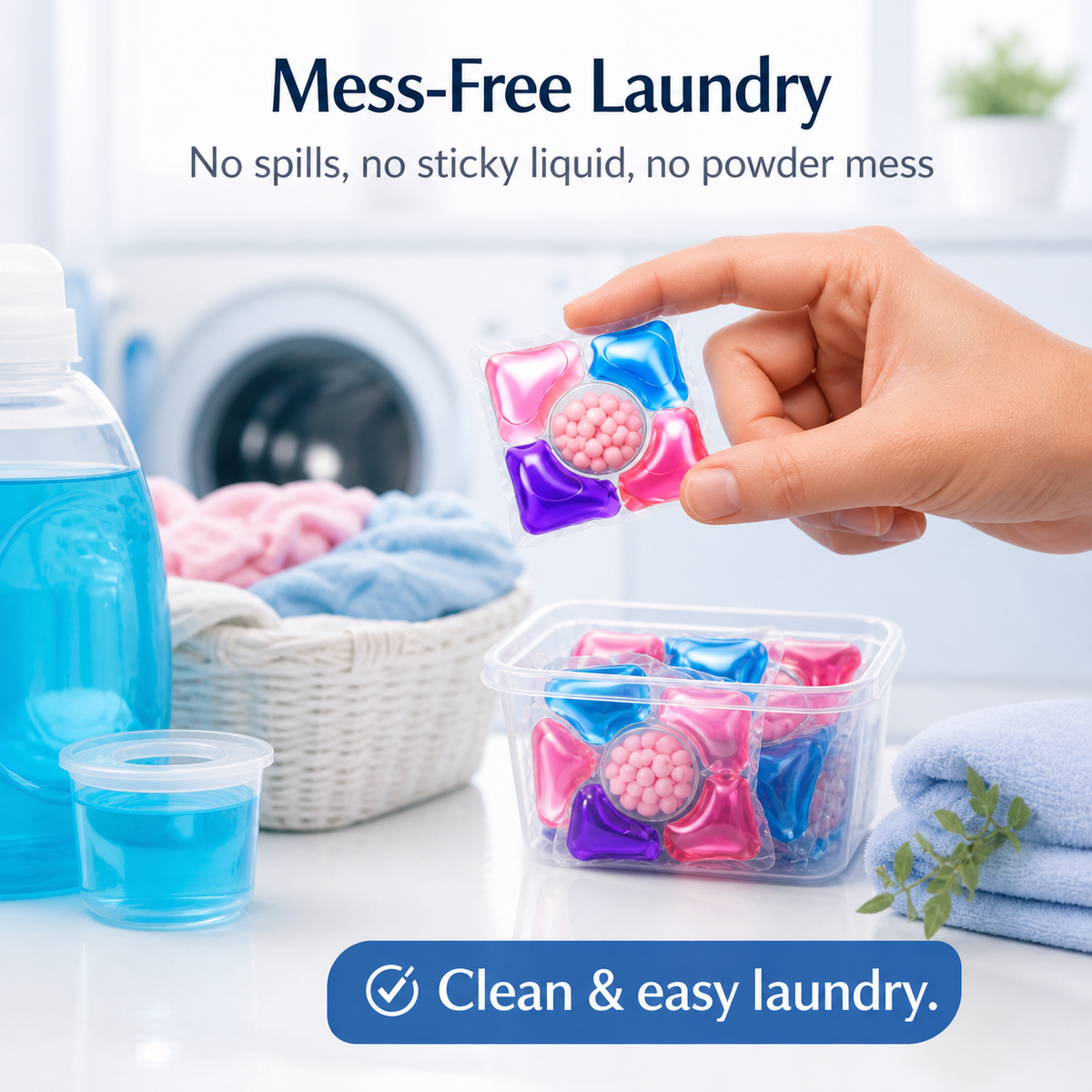 Premium Multi-Action Laundry Detergent Pods