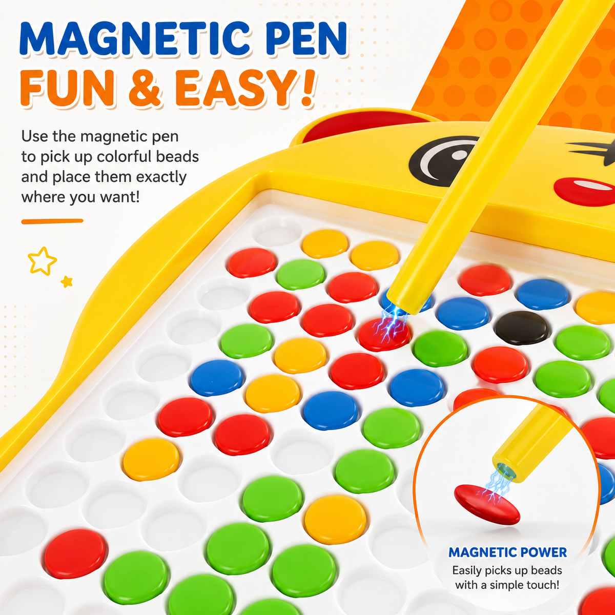 Magnetic Drawing Board – Educational Dot-to-Dot Creativity Board