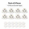 [Pack Of 8] Heavy Furniture Sofa Table Moving Wheels