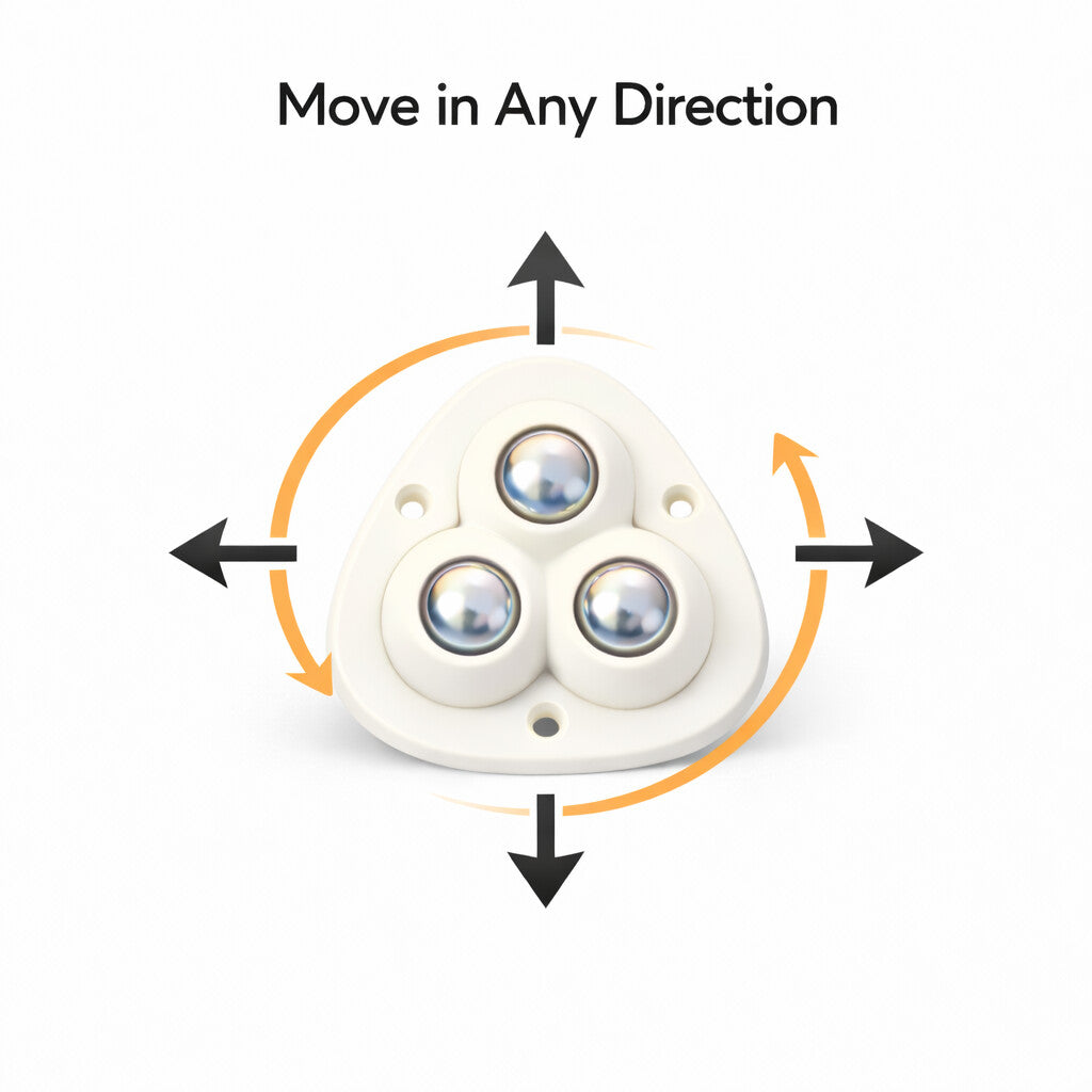 [Pack Of 8] Heavy Furniture Sofa Table Moving Wheels