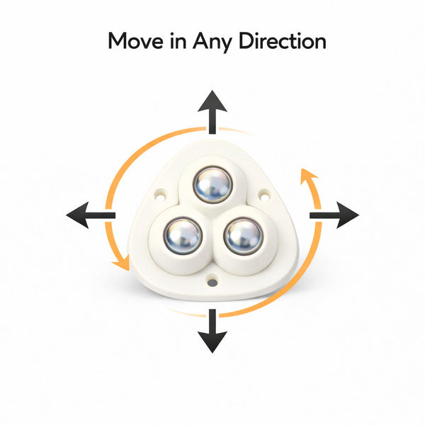 [Pack Of 8] Heavy Furniture Sofa Table Moving Wheels