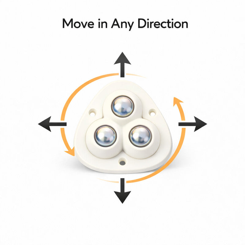 [Pack Of 8] Heavy Furniture Sofa Table Moving Wheels