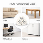 [Pack Of 8] Heavy Furniture Sofa Table Moving Wheels