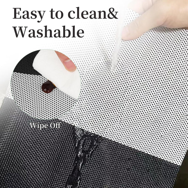 [Set Of 6] Black & White Dining Table Placemats