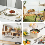 [Set Of 6] Khaki Blue Dining Table Placemats