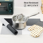 [Set Of 6] Black & White Dining Table Placemats
