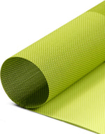 [Set Of 6] Light Green Dining Table Placemats