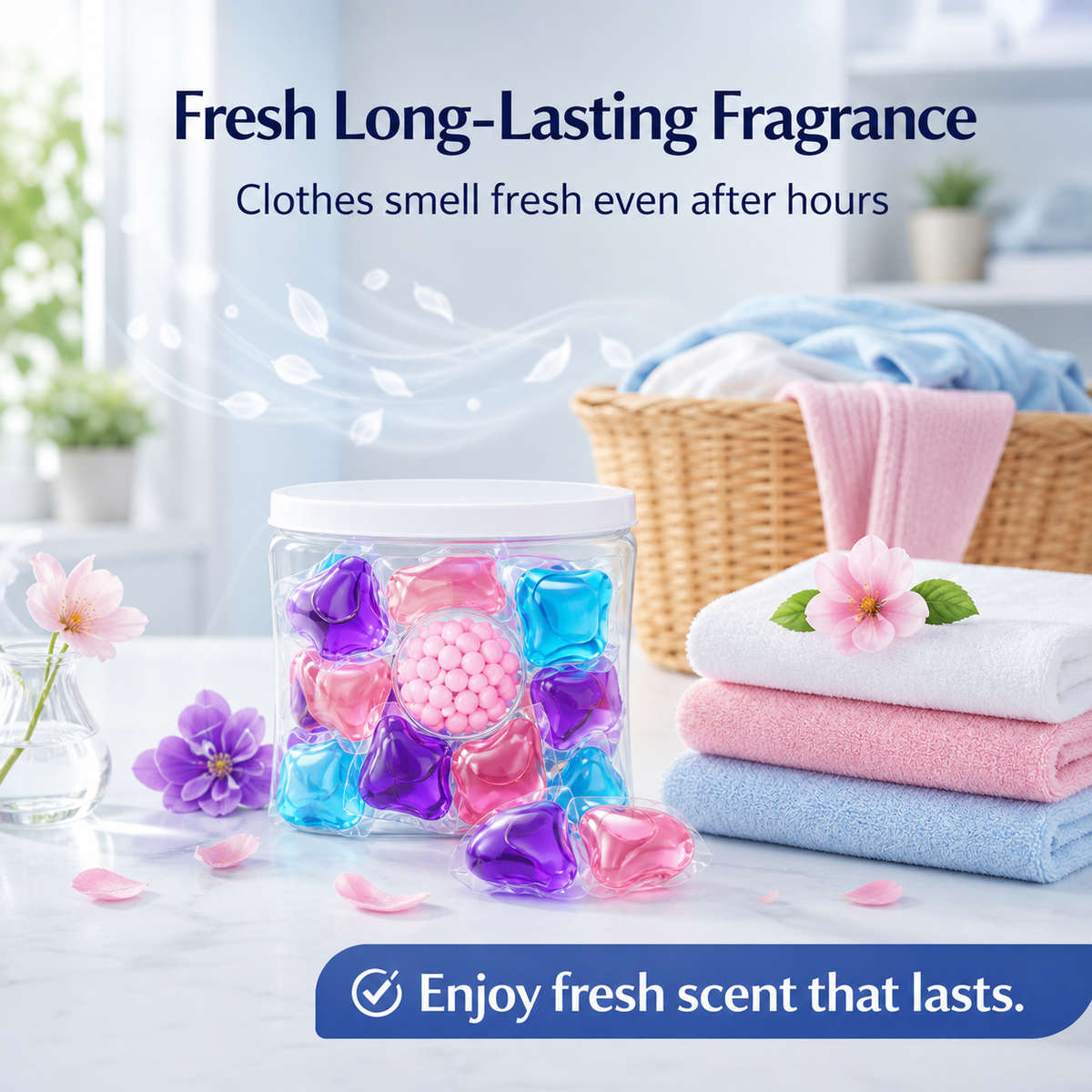 Premium Multi-Action Laundry Detergent Pods