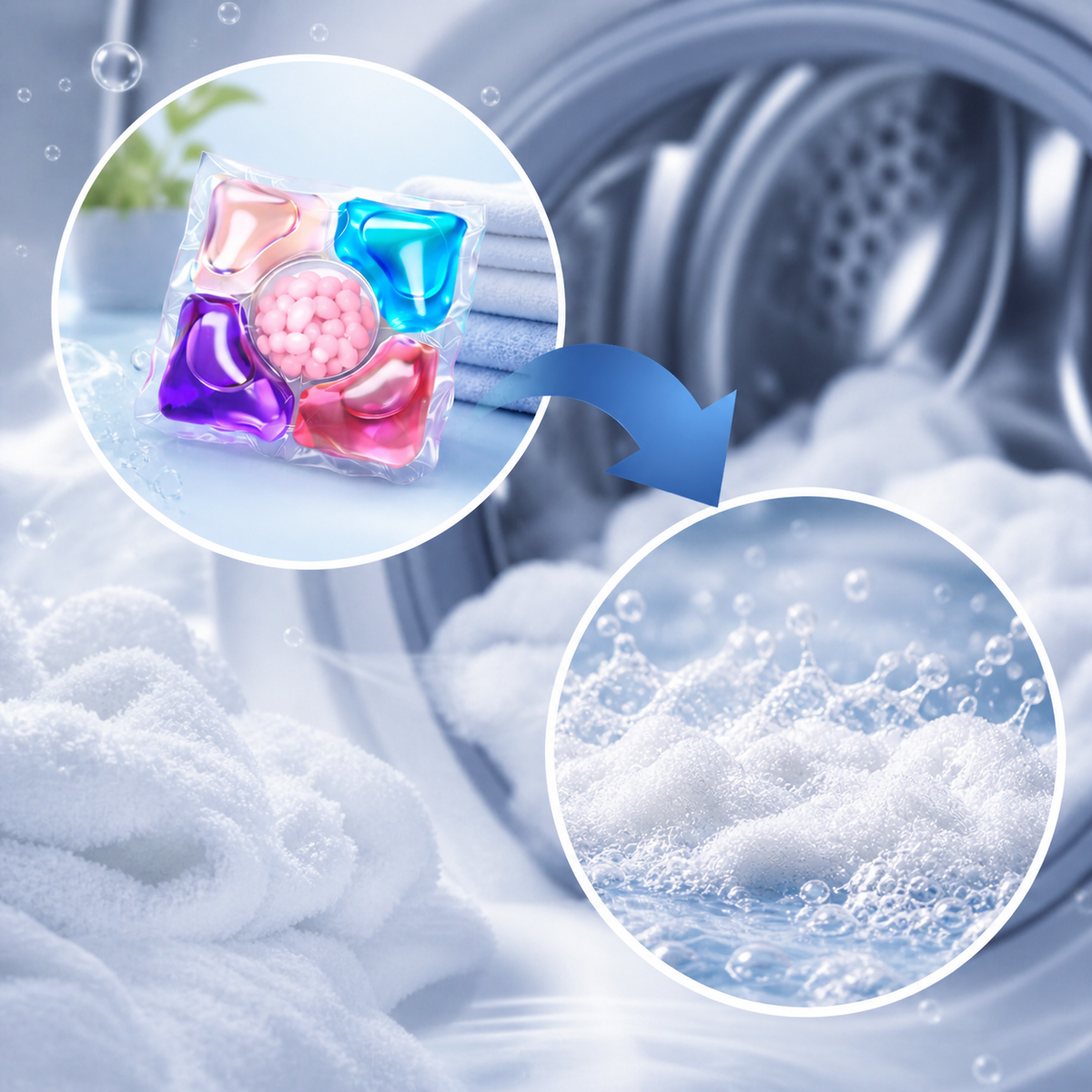Premium Multi-Action Laundry Detergent Pods