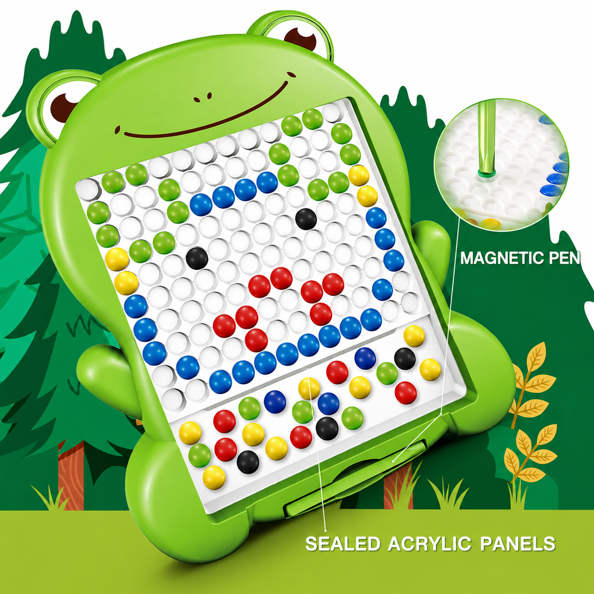 Magnetic Drawing Board – Educational Dot-to-Dot Creativity Board